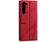 Chameleon Samsung Galaxy A54 5G - Preklopna torbica (WLGO-Lines) - rdeča