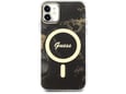 GUESS ovitek Originalni Marmor za iPhone 11/XR, črna, GUHMN61HTMRSK