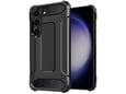 ONASI silikonski ovitek Carbon Armor za Samsung Galaxy S23 5G, črna