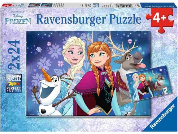 RAVENSBURGER 2x24 delna sestavljanka Frozen 090747