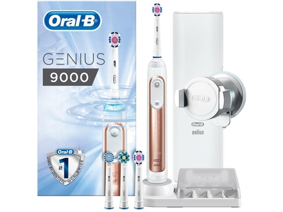 ORAL B električna zobna ščetka GENIUS ROSE GOLD 9000 4210201174851