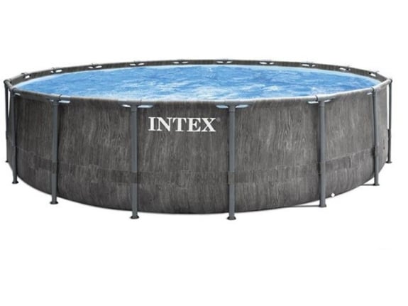 INTEX Greywood Prism Frame 457x122 cm 26742NP bazen s kovinsko konstrukcijo