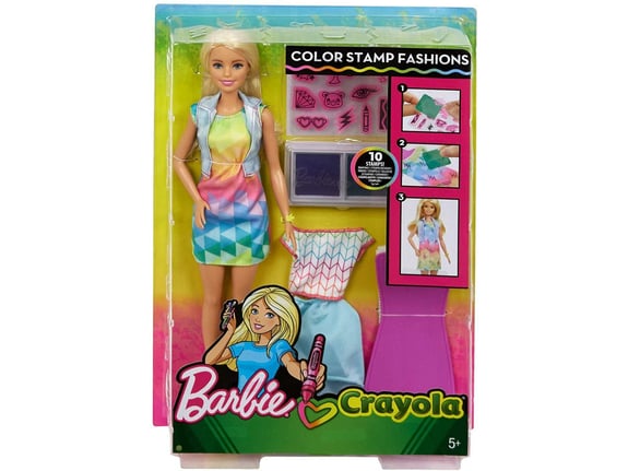 Barbie Lutka crayola FRP05