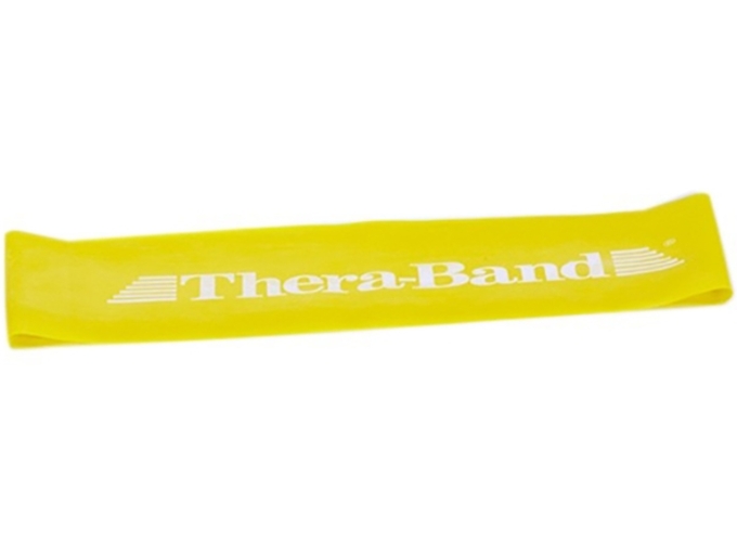 THERA-BAND elastični trak z zanko TB 20812 45.5cm zelo lahek, RUMENA