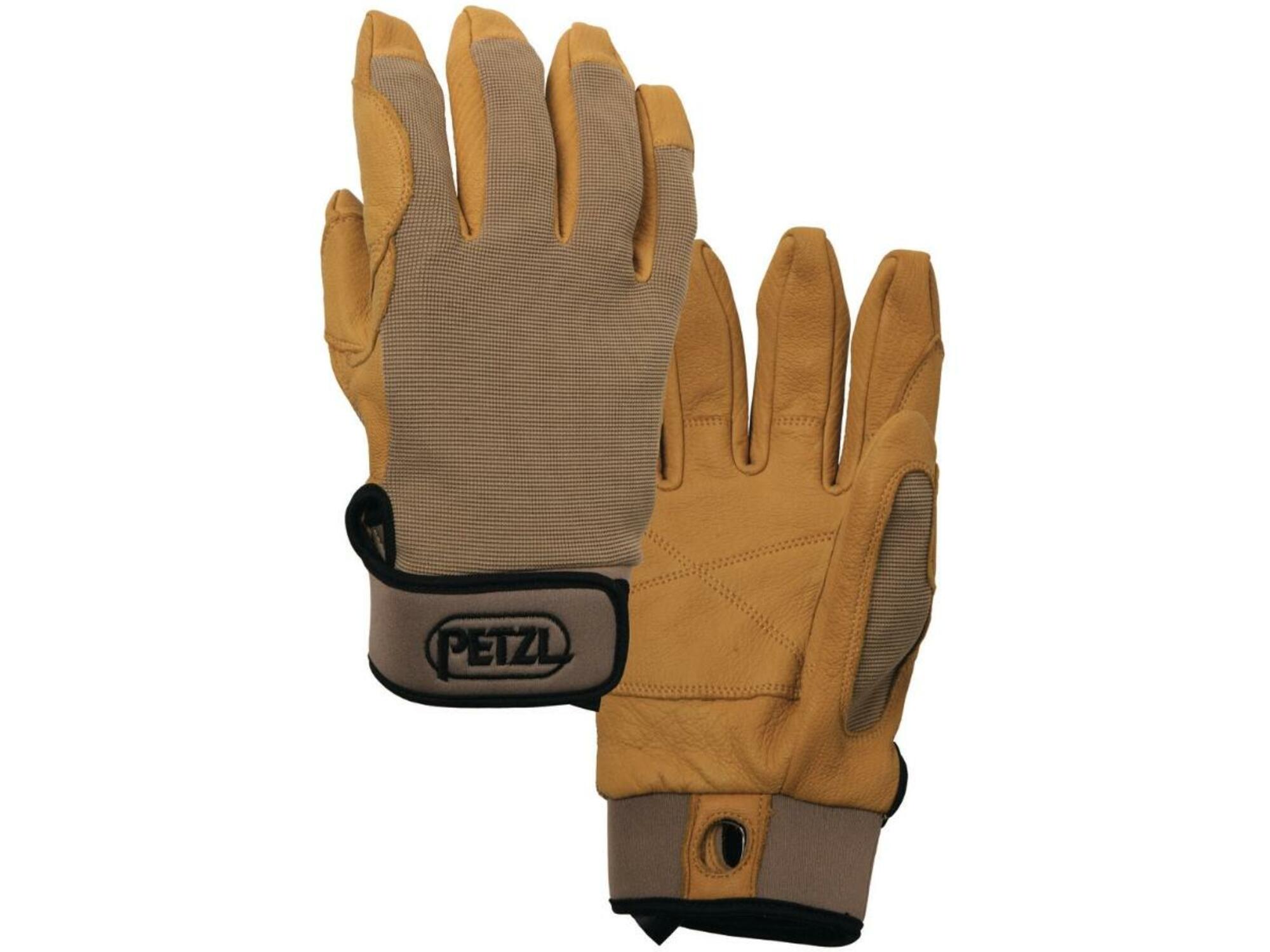 PETZL rokavice za spust in delo z vrvmi CORDEX K52 LT, svetlo rjava barva velikost L