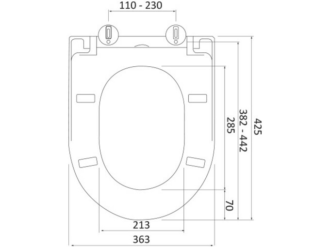 VOXORT soft close wc deska Smart Flat JY-UF15 N13217