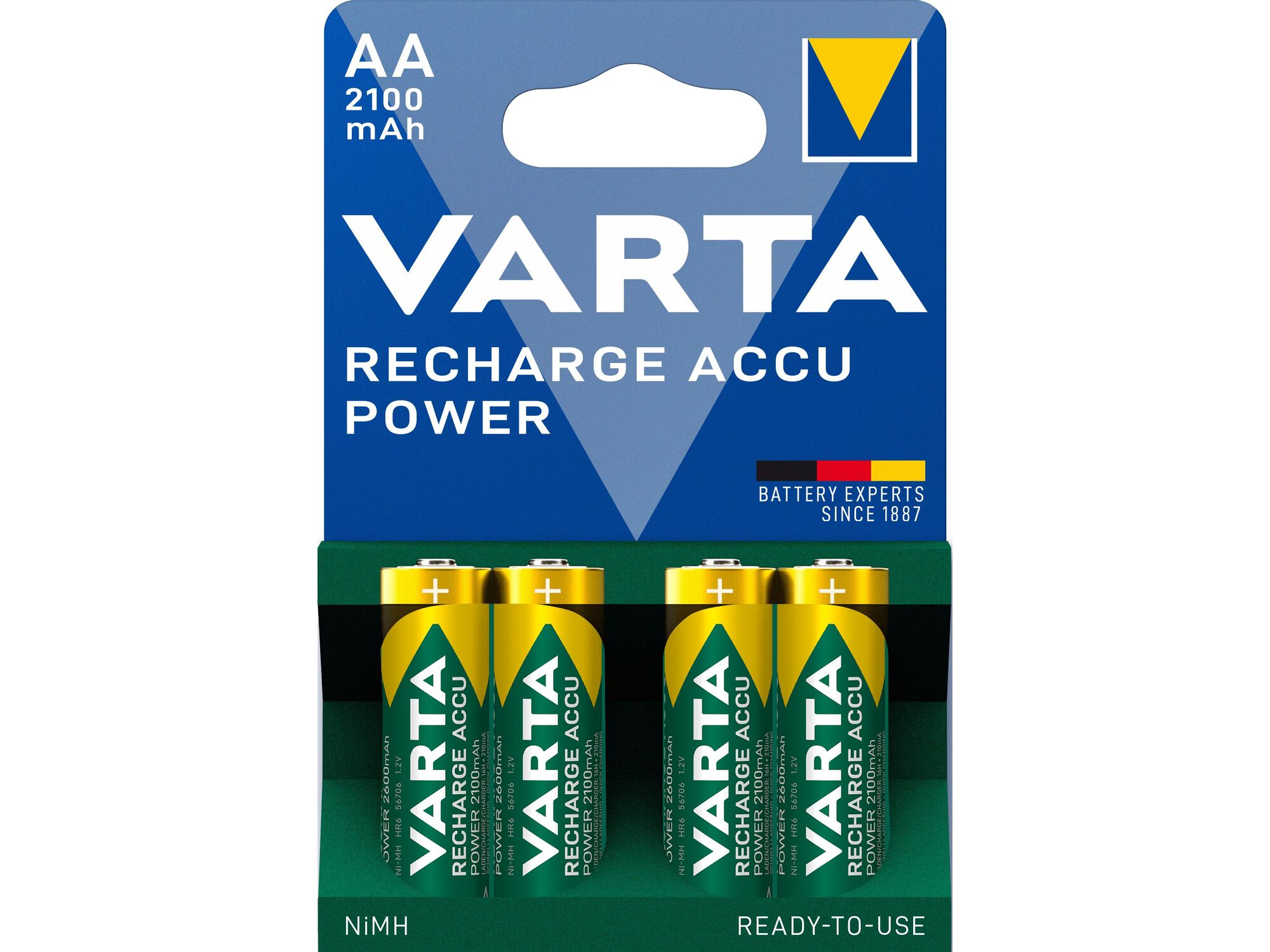 VARTA AA Punjiva baterija HR6 2100mAh 4-1 56706101404