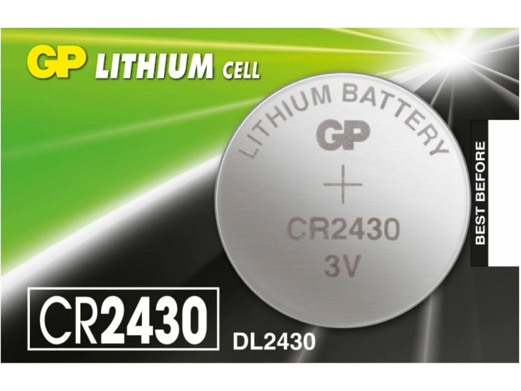 GP Baterija gumb litijeva CR2430 3V GP 3/V6430