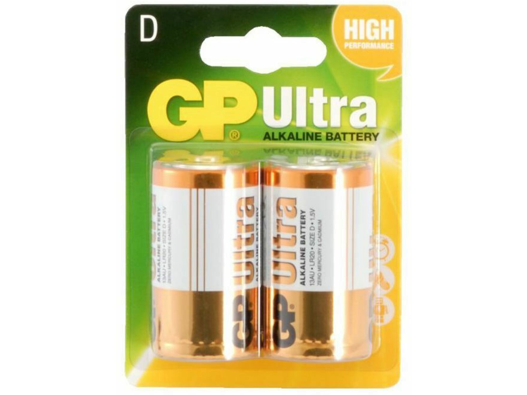 GP Baterija alkalna tip-D GP13a 2 kom GP Ultra 3/Z2250