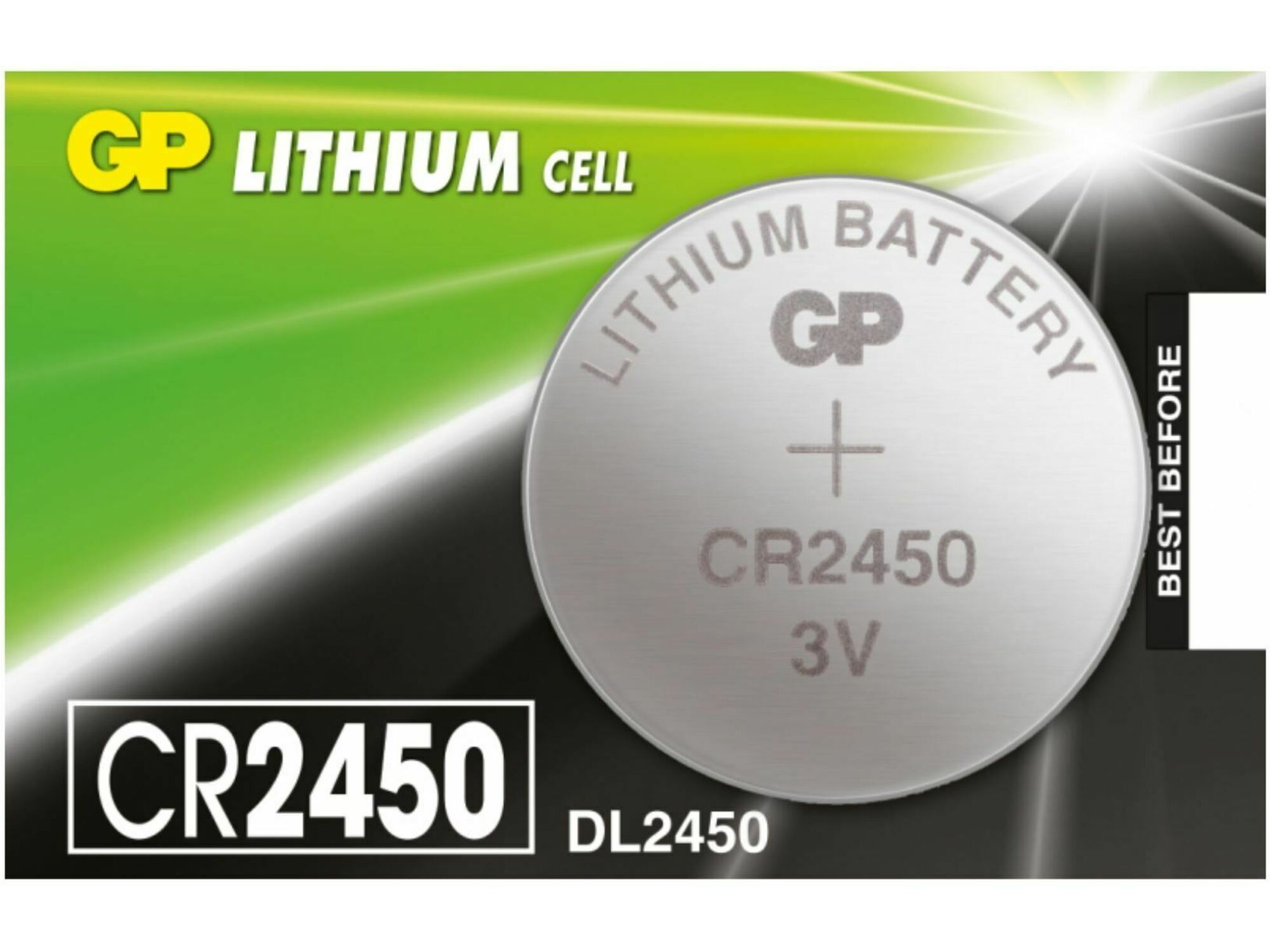 GP Baterija gumb litijeva CR2450 3V GP 3/V2450