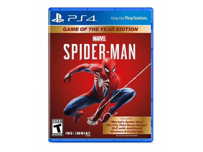 PS4 Marvel's Spider Man Game of the year