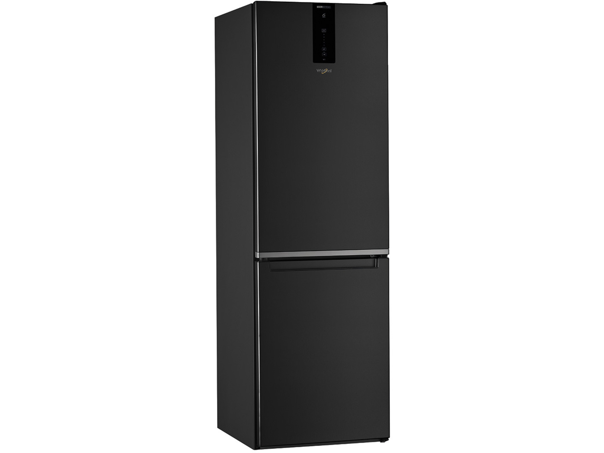 WHIRLPOOL prostostoječi hladilnik z zamrzovalnikom spodaj W7 821O K črn