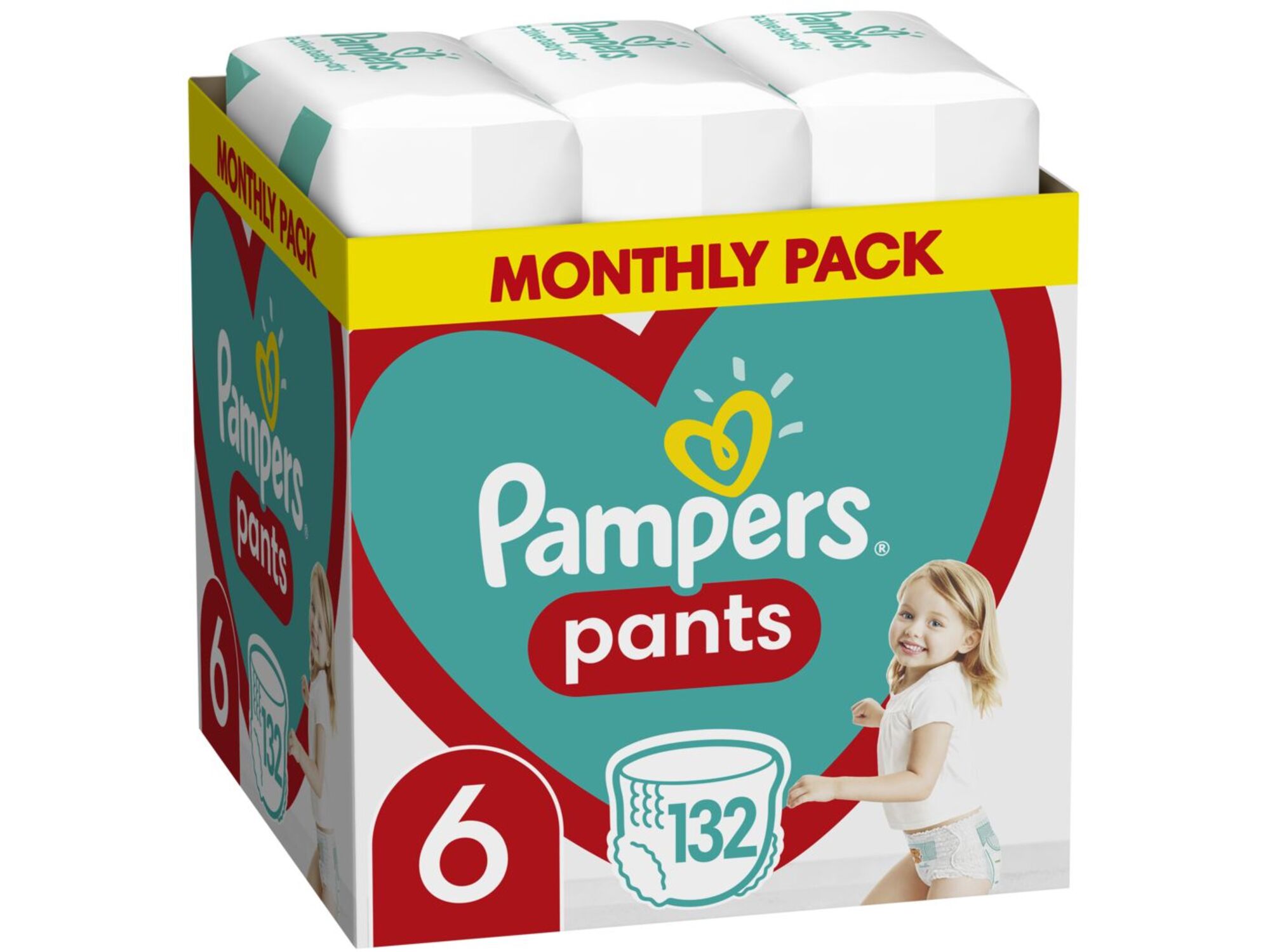 Pampers Pelene Pants mesečno pakovanje S6 (132)