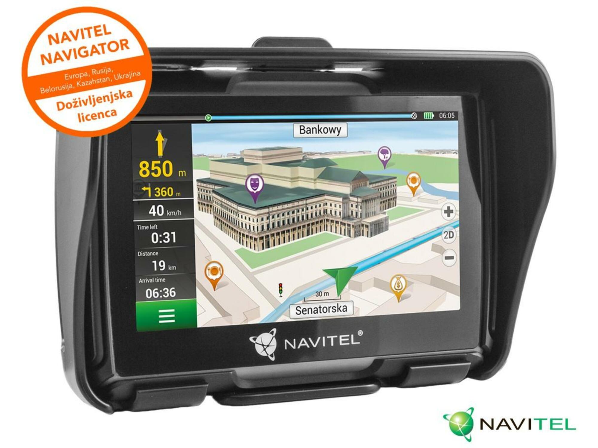NAVITEL GPS navigacija za motoriste G550 MOTO