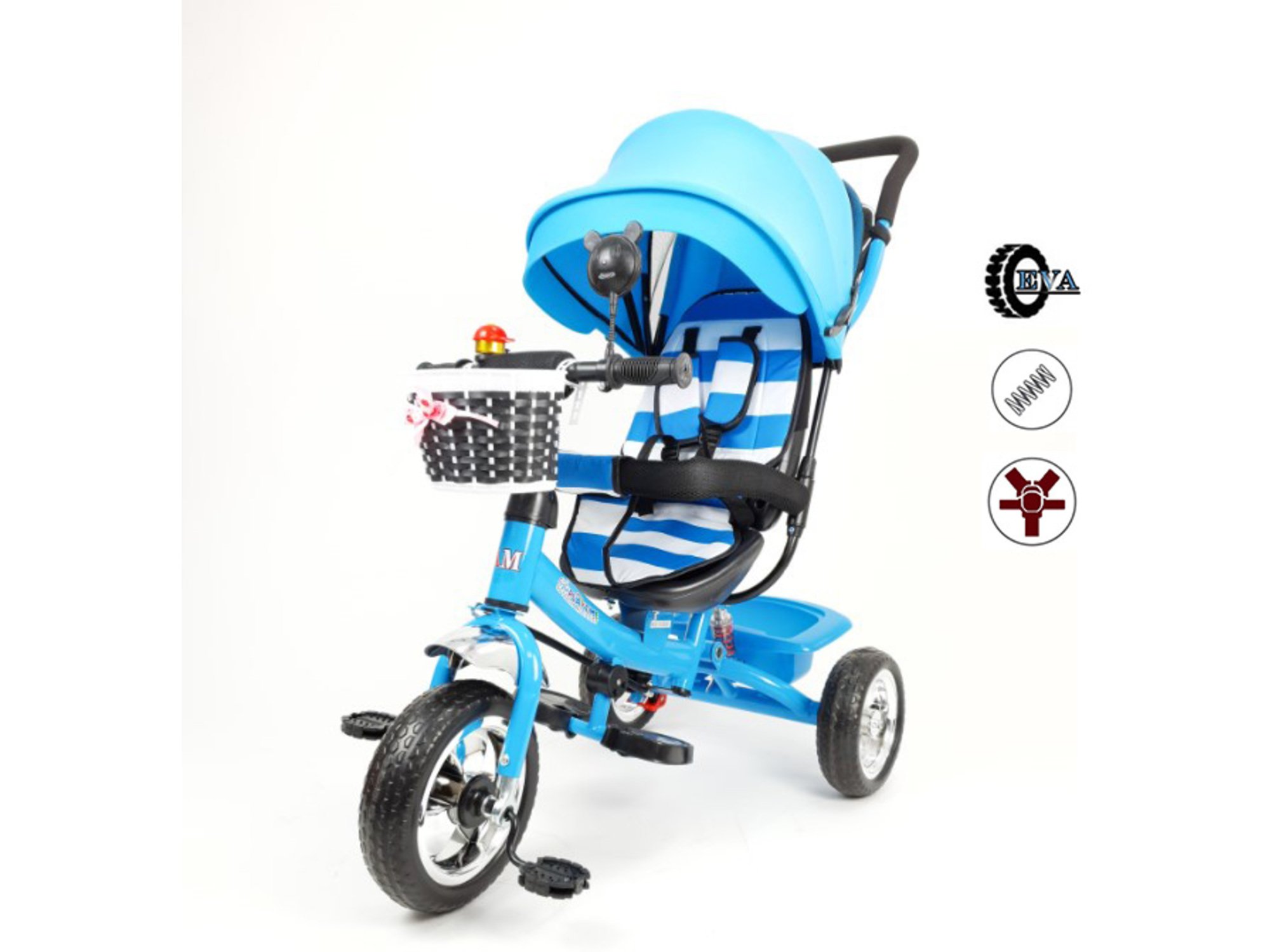 Dečiji tricikl Meridian model 406 Plavi