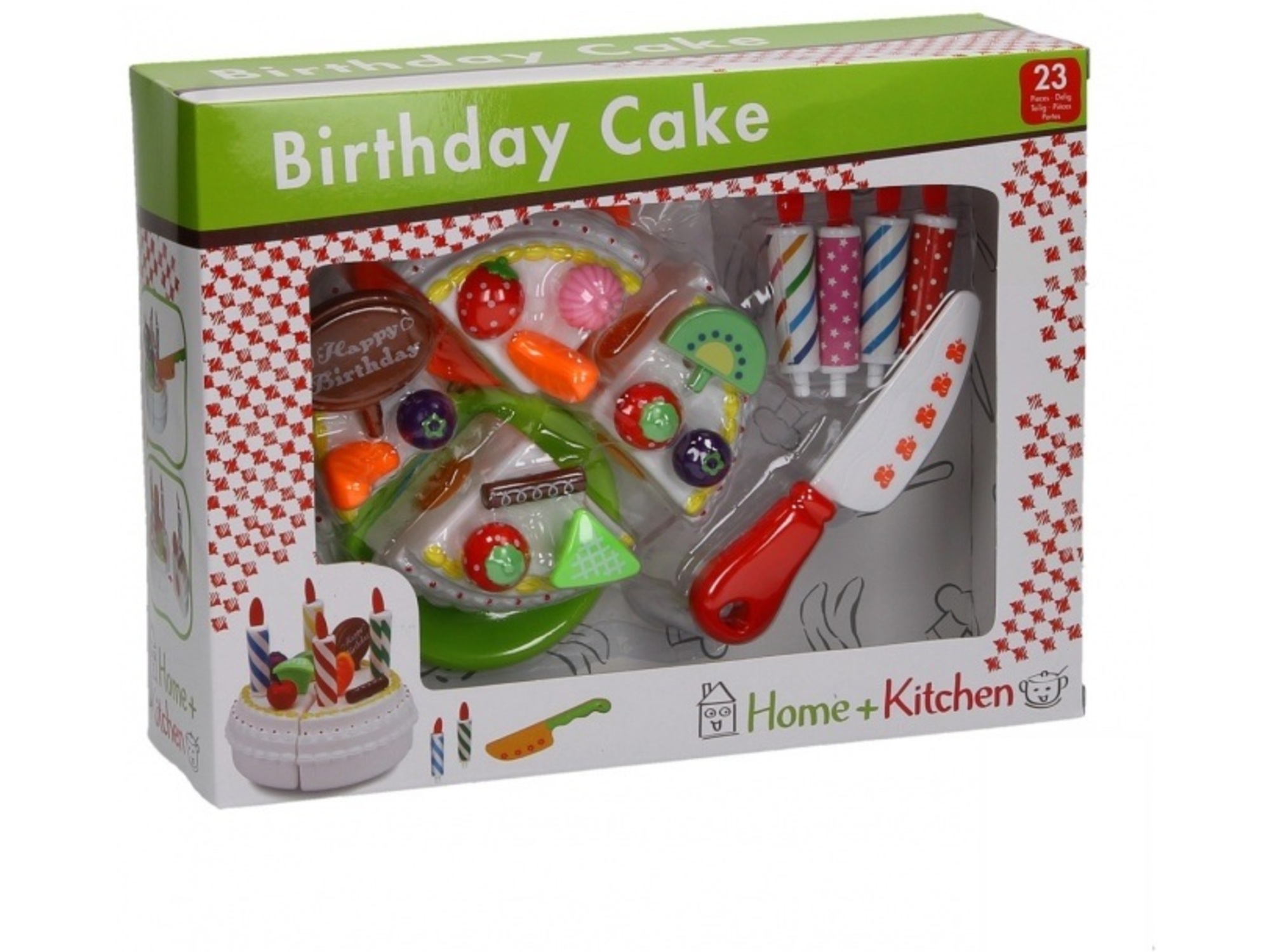 Home+kitchen Set za igru rođendanska torta 27515